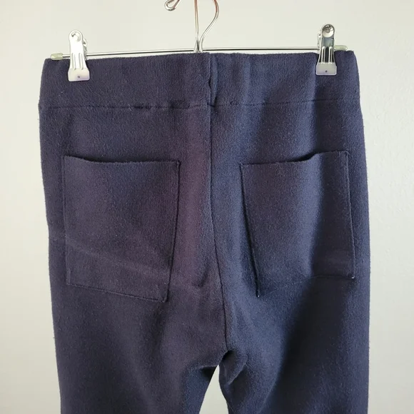 ZARA // cropped straight leg elastic waist side stripe knit pants - Picture 5 of 9